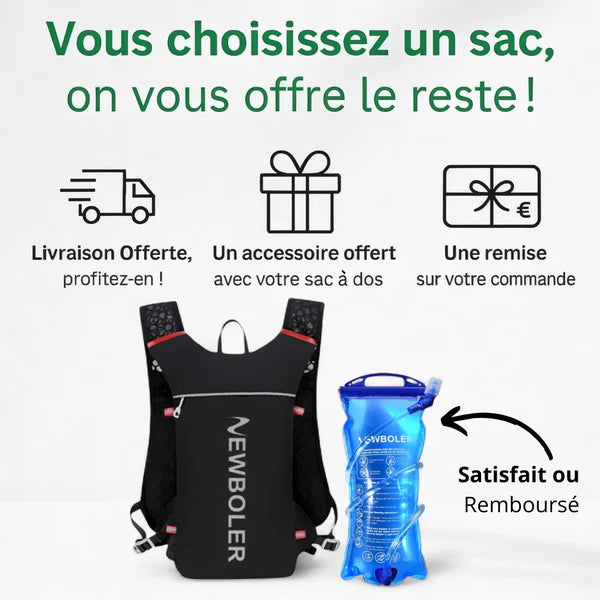 Sac d'hydratation trail running 5L – TrailHydrate Pro – Havresacs