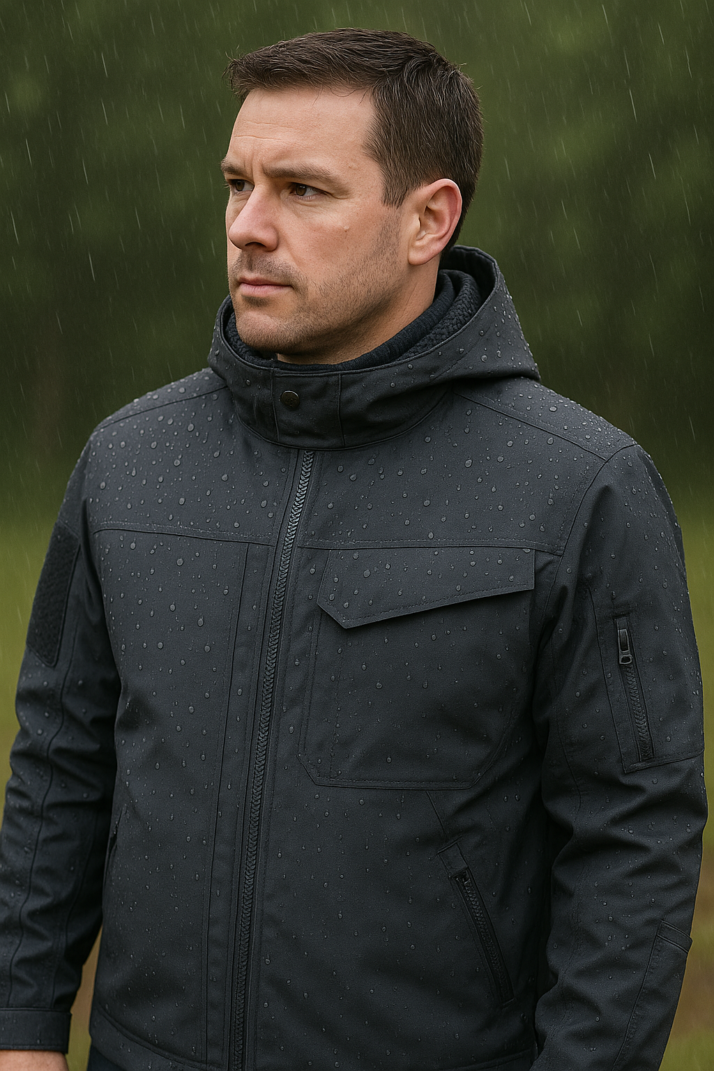 Veste militaire imperméable