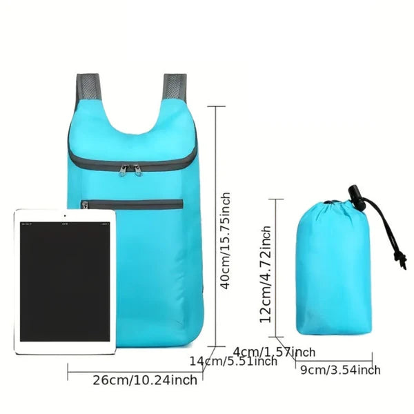 Sac à dos pliable ultra léger 15L – FoldLite – Havresacs