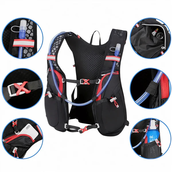 Sac d'hydratation trail running 5L – TrailHydrate Pro – Havresacs