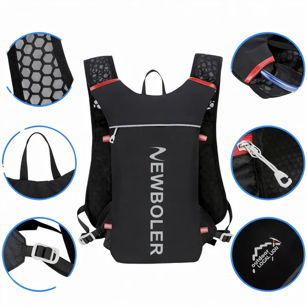Sac d'hydratation trail running 5L – TrailHydrate Pro – Havresacs