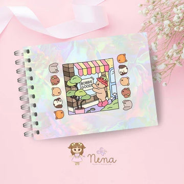 Libro para colorear Bobbie Goods + Estuche de 60 marcadores para colorear